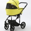 Carucior copii 3 in 1 Zico Adamex Deluxe Yellow Leather SA22