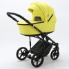 Carucior copii 3 in 1 Zico Adamex Deluxe Yellow Leather SA22