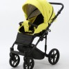 Carucior copii 3 in 1 Zico Adamex Deluxe Yellow Leather SA22