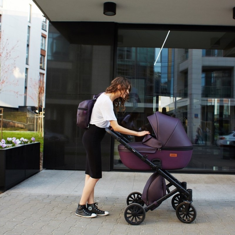 Carucior copii 3 in 1 Anex Cross Dark Plum