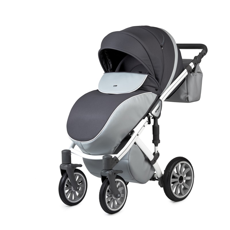 Carucior copii 3 in 1 Anex Sport Gray Cloud
