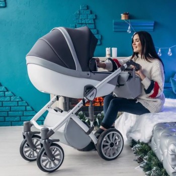 Carucior copii 3 in 1 Anex Sport Gray Cloud