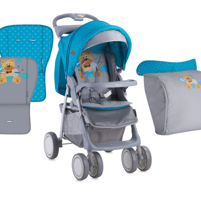Carucior Foxy cu husa picioare Bertoni-Lorelli