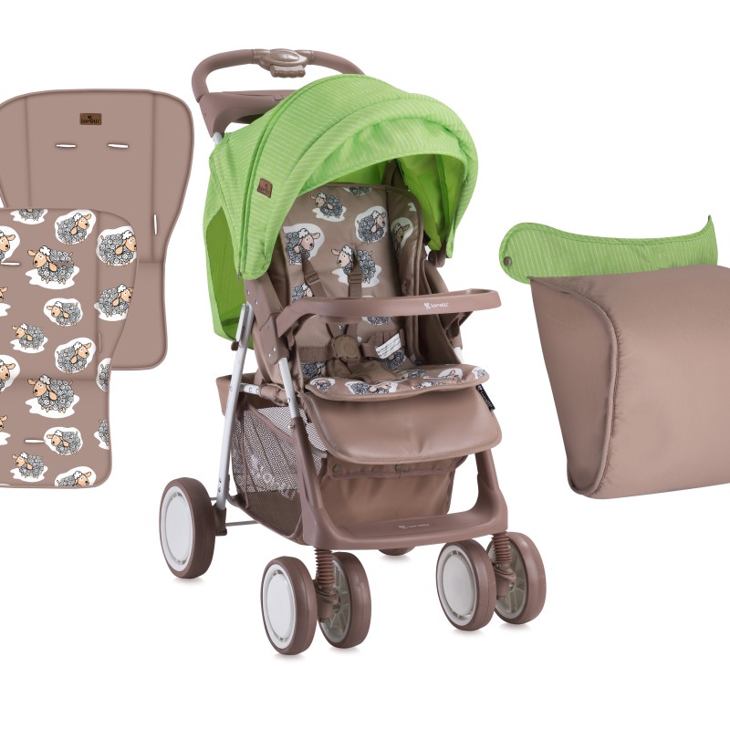 Carucior Foxy cu husa picioare Bertoni-Lorelli