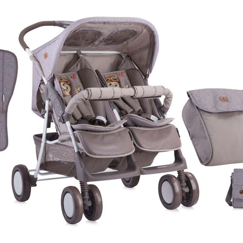 Carucior gemeni Bertoni Lorelli Twin