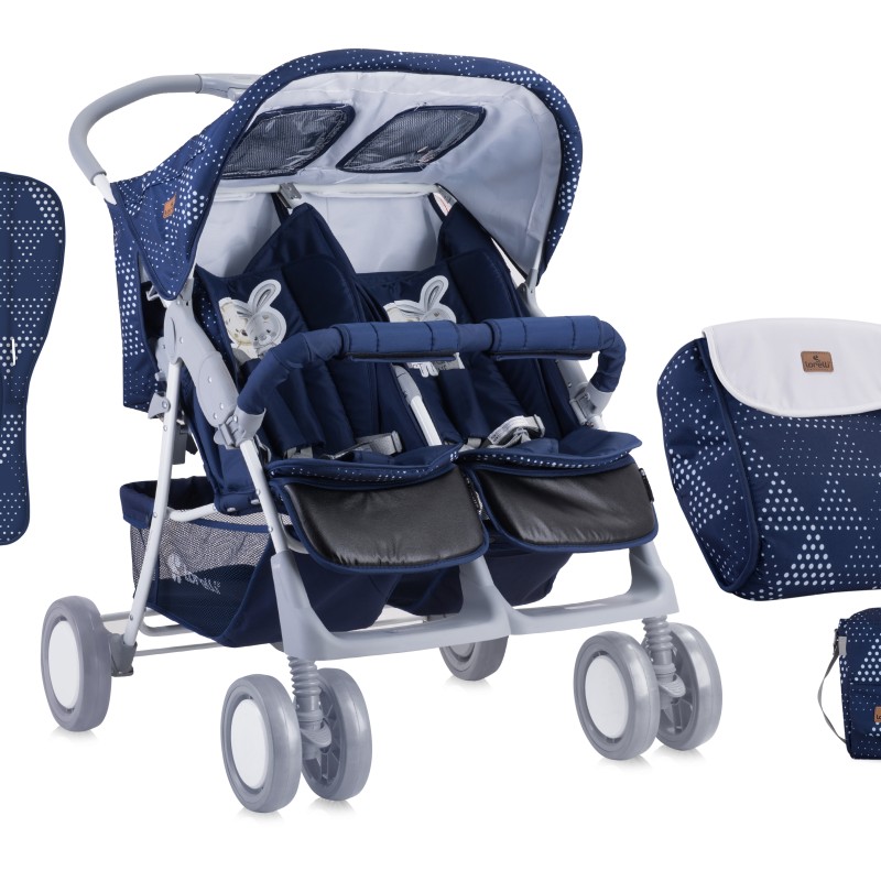Carucior gemeni Bertoni Lorelli Twin