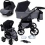 Carucior copii 3 in 1 Boston City Life cu scoica Cosmo Avionaut testata ADAC