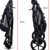 Carucior copii 3 in 1 Boston Black cu scoica Cosmo Avionaut testata ADAC