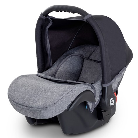Carucior copii 3 in 1 Boston Black cu scoica Cosmo Avionaut testata ADAC