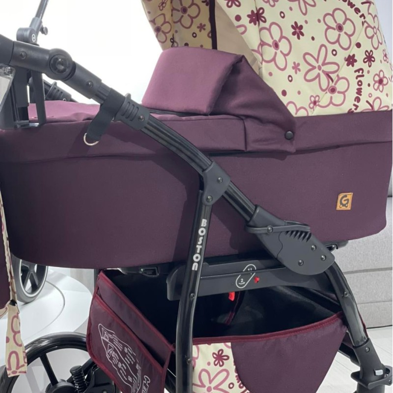 Carucior copii 3 in 1 Boston Bordo