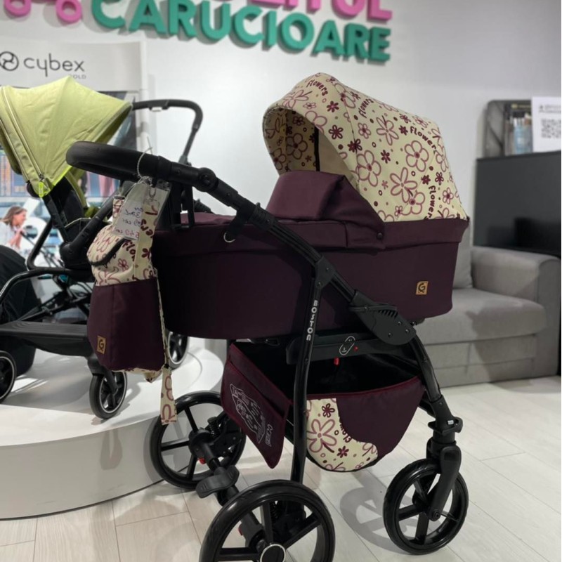 Carucior copii 3 in 1 Boston Bordo