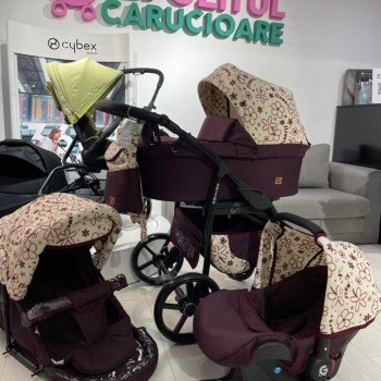 Carucior copii 3 in 1 Boston Bordo