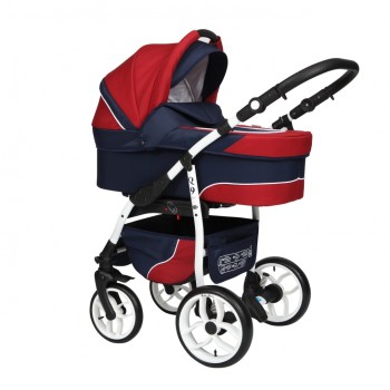 Carucior 3 in 1 Q9 Baby Merc Bleumarin Red