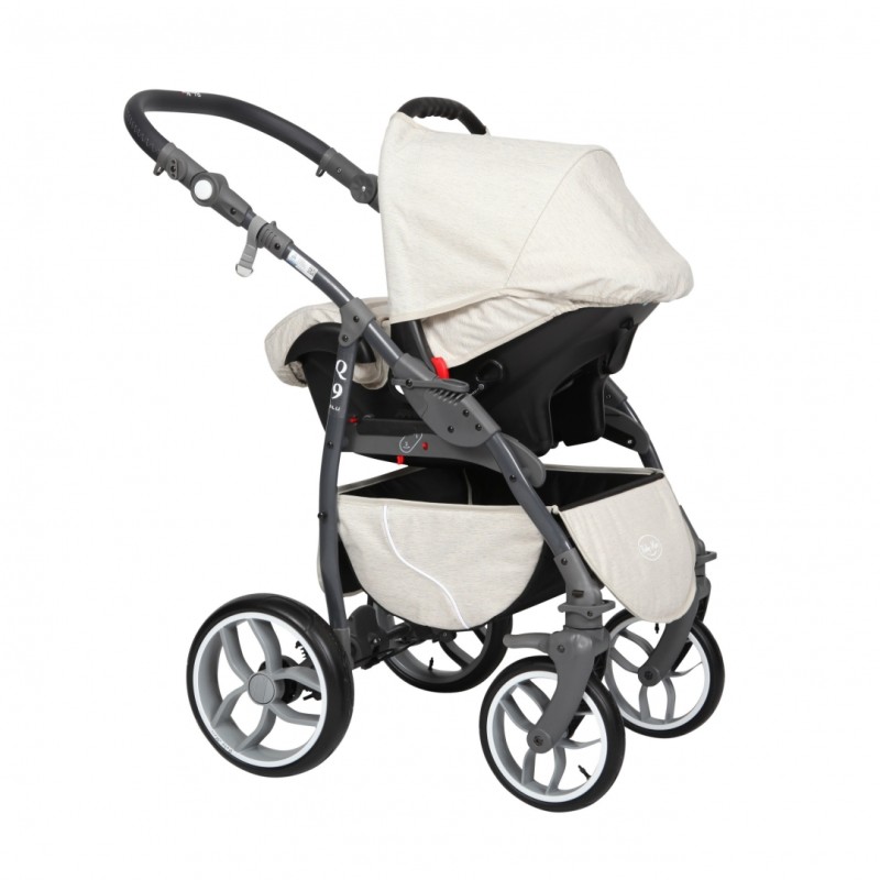 Carucior 3 in 1 Q9 Baby Merc Ivory