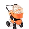 Carucior Baby Merc Q9 3 in 1 Orange Heart