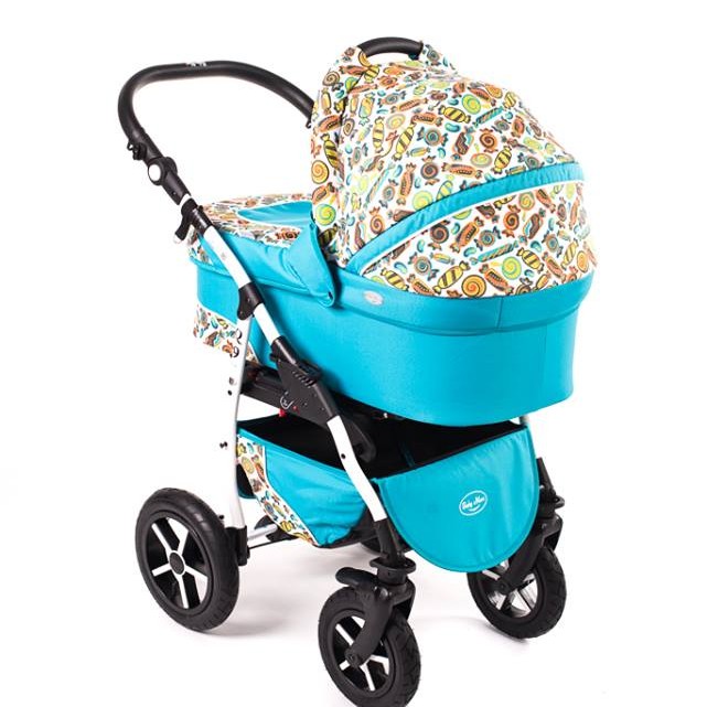 Carucior Baby Merc Q9 3 in 1 Blue Candy