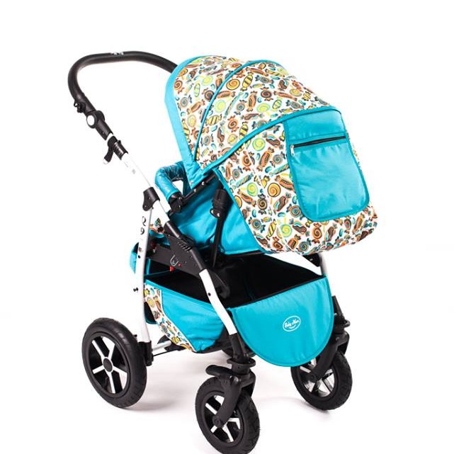 Carucior Baby Merc Q9 3 in 1 Blue Candy
