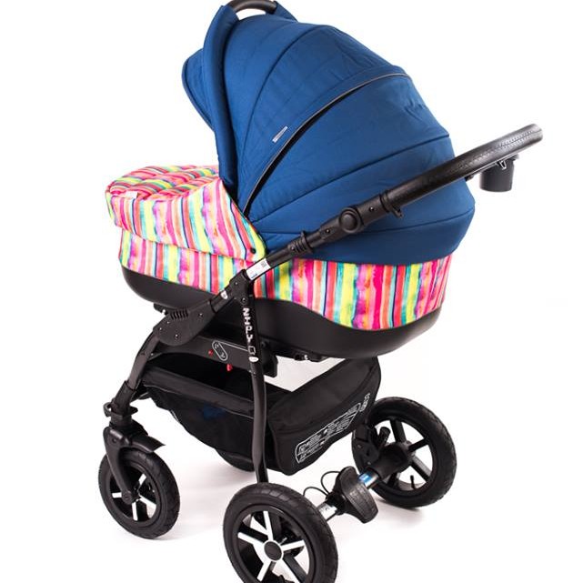 Carucior Baby Merc Zippy 3 in 1 Red Stripes