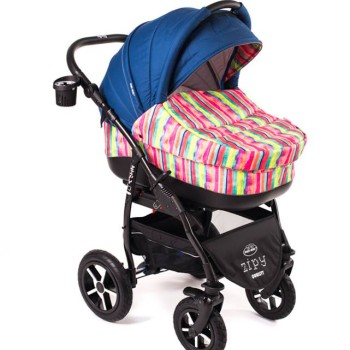 Carucior Baby Merc Zippy 3 in 1 Red Stripes