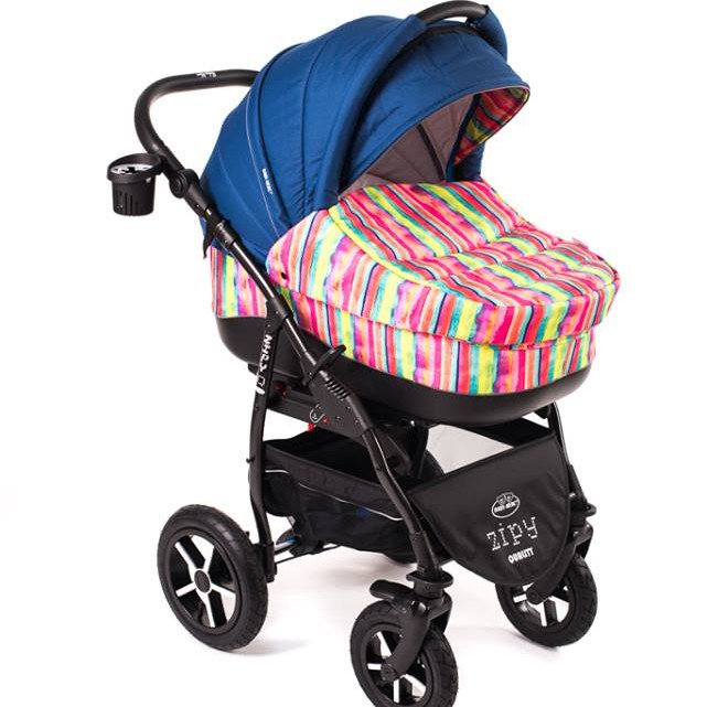 Carucior Baby Merc Zippy 3 in 1 Red Stripes