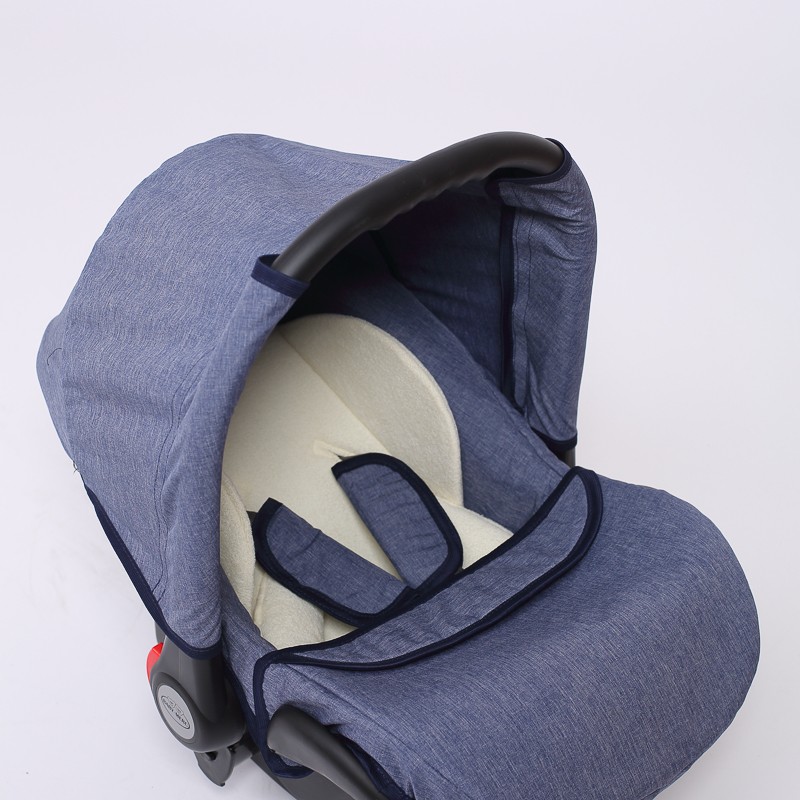 Carucior 3 in 1 Junior Plus Baby Merc Blue Jeans