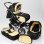 Carucior 3 in 1 Junior Plus Baby Merc Black Yellow