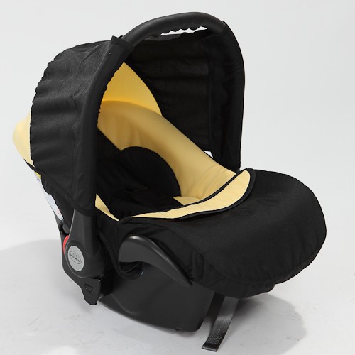 Carucior 3 in 1 Junior Plus Baby Merc Black Yellow