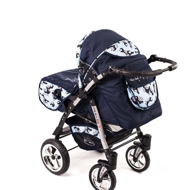 Carucior 3 in 1 Junior Plus Baby Merc Blue Birds