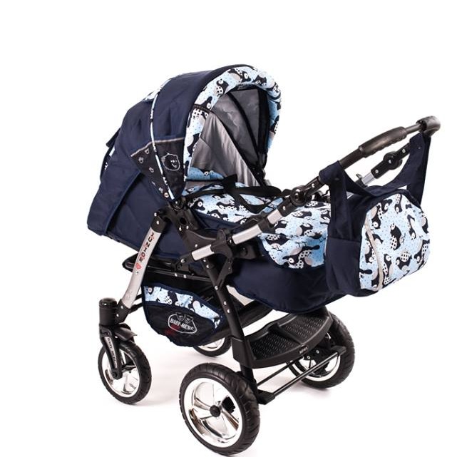 Carucior 3 in 1 Junior Plus Baby Merc Blue Birds