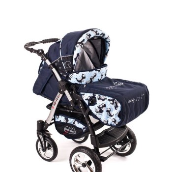 Carucior 3 in 1 Junior Plus Baby Merc Blue Birds