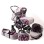 Carucior 3 in 1 Junior Plus Baby Merc Pink Bears
