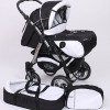 Carucior 3 in 1 Junior Plus Baby Merc Black White