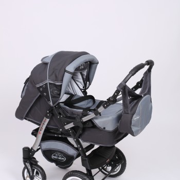 Carucior 3 in 1 Junior Plus Baby Merc Graphit Grey