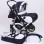 Carucior copii 2 in 1 Junior Plus Baby Merc Navy Blue White