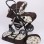 Carucior copii 2 in 1 Junior Plus Baby Merc Brown Owls