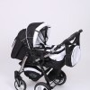 Carucior 3 in 1 Junior Plus Baby Merc Black White