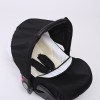 Carucior 3 in 1 Junior Plus Baby Merc Black White