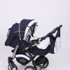 Carucior 3 in 1 Junior Plus Baby Merc Navy Blue White