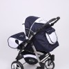 Carucior 3 in 1 Junior Plus Baby Merc Navy Blue White