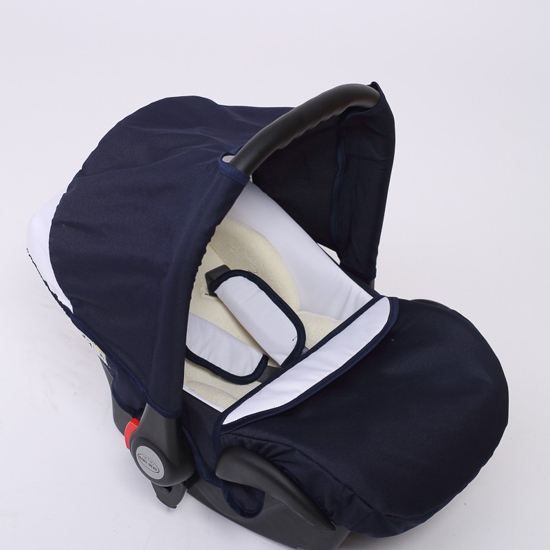 Carucior 3 in 1 Junior Plus Baby Merc Navy Blue White