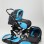 Carucior 3 in 1 Junior Plus Baby Merc Charcoal Grey Turquoise