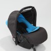 Carucior 3 in 1 Junior Plus Baby Merc Charcoal Grey Turquoise