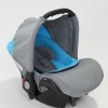 Carucior 3 in 1 Junior Plus Baby Merc Light grey turquoise