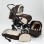 Carucior copii 3 in 1 Junior Plus cu port-bebe Brown Beige