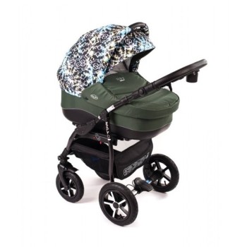 Carucior Baby Merc Zippy 3 in 1 Dark Green Fantasy