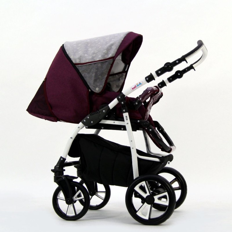 Carucior copii 3 in 1 Eco Bordeaux