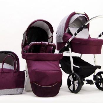Carucior copii 3 in 1 Eco Bordeaux