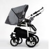 Carucior copii 3 in 1 Eco Grey Jeans