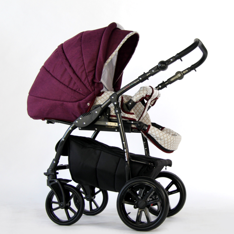 Carucior copii 3 in 1 Kayon LoliBebe Bordeaux