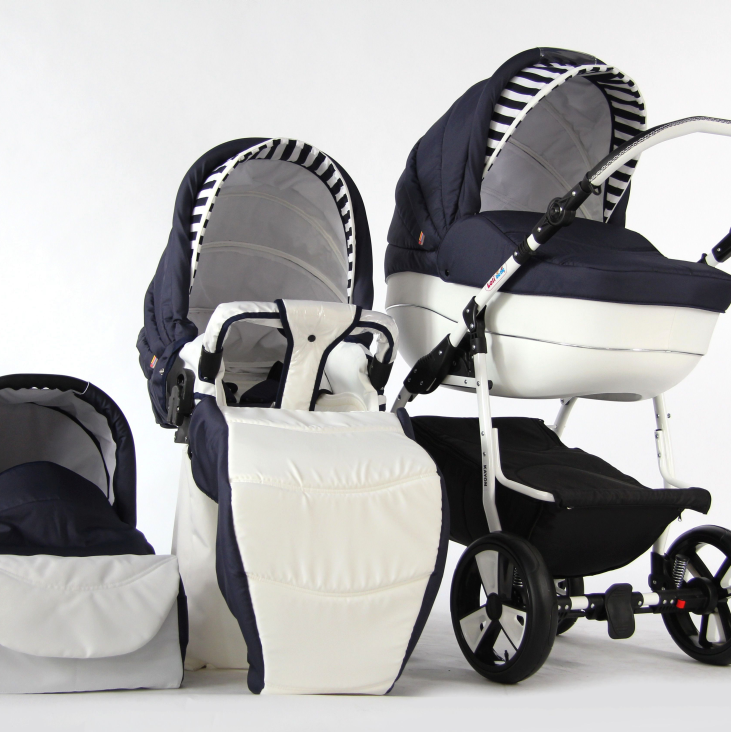 Carucior copii 3 in 1 Kayon Blue Navy